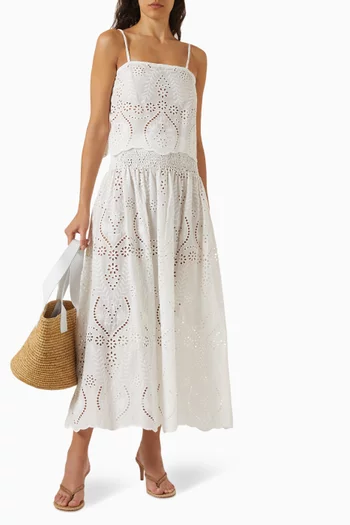 Bella Maxi Skirt in Cotton
