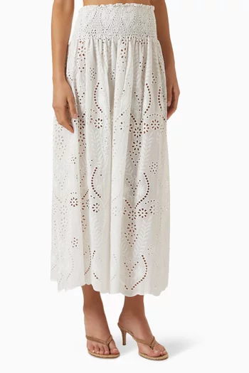 Bella Maxi Skirt in Cotton
