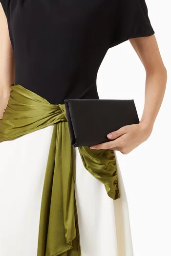 Muse Clutch in Satin