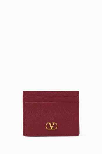 VLOGO Signature Card Holder in Leather
