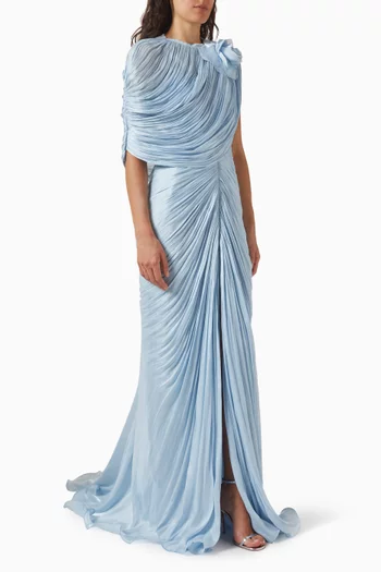 Blue Petal Gown