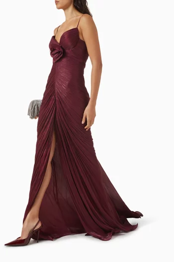 Crimson Rose Gown