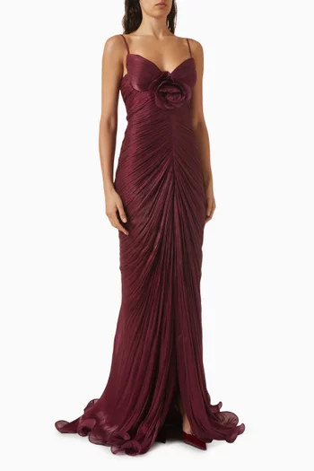 Crimson Rose Gown