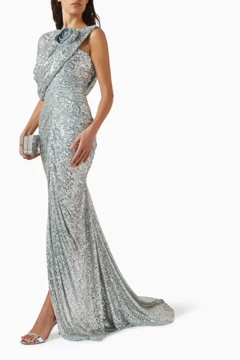 Moonlight Sequin Gown