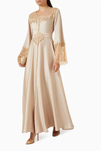 Embellished Fringe Dress