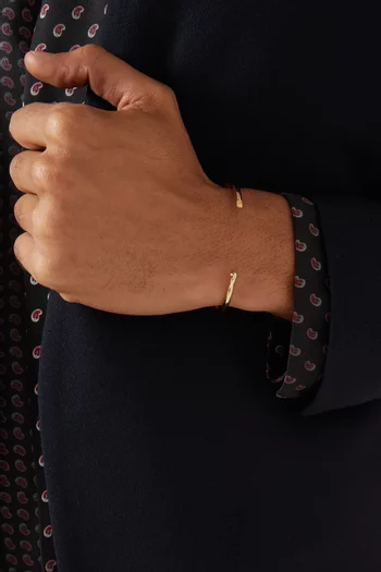 Niam Cuff Bracelet in Gold Vermeil