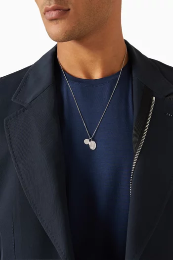 Mini Dove Pendant Necklace in Sterling Silver