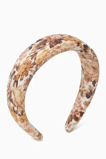 Josette Floral Padded Headband