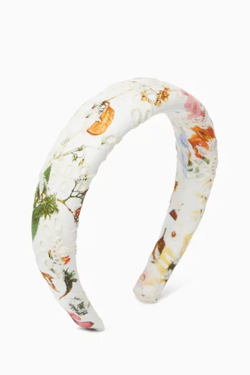 Christina Floral Embroidered Headband