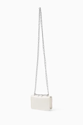 Freya Bow Crossbody Bag in Leather