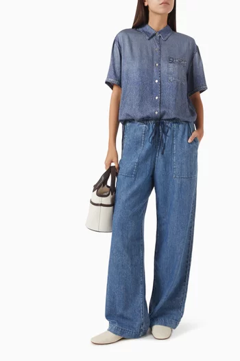 Miramar Slink Shirt in Denim