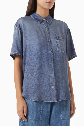 Miramar Slink Shirt in Denim