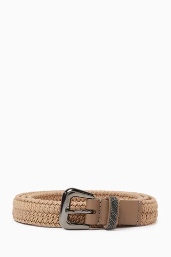 Braided Belt in Cotton-viscose