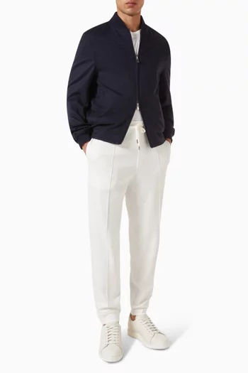 Crête Detail Pants in Techno Cotton