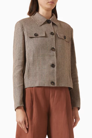 Prince of Wales Blazer in Linen