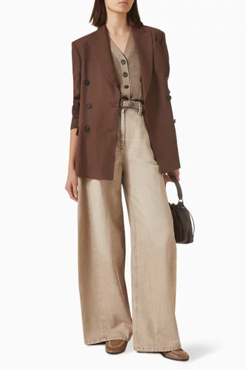 Wide-leg Pants in Denim