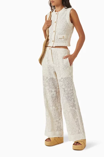 Guipure Jacket in Lace
