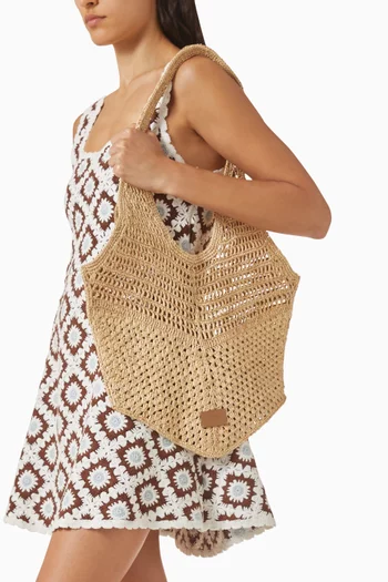 Tote Bag in Raffia