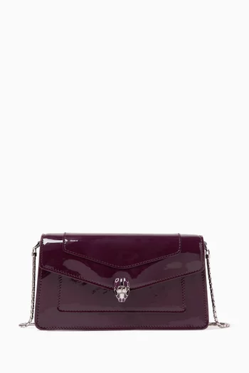 Serpenti Forever Chain Pochette in Calf Leather