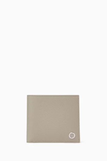 Bvlgari Bvlgari Compact Wallet in Calf Leather