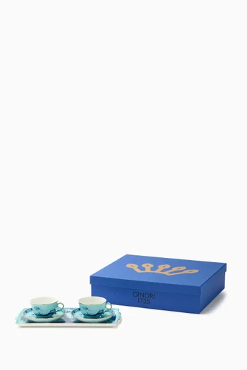Antico Doccia Tea Set in Porcelain