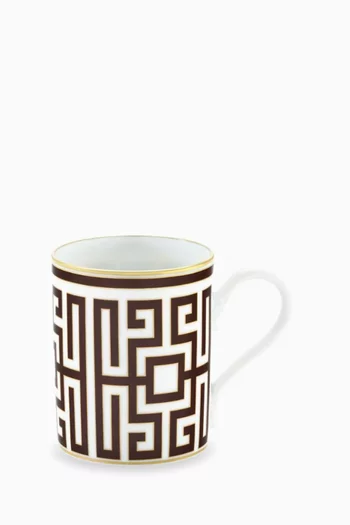 Labirinto Ebano Mug in Porcelain