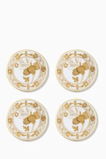 Oriente Italiano Tesori Coasters in Porcelain, Set of 4