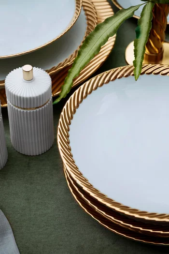 Corde Dinner Plate in Porcelain