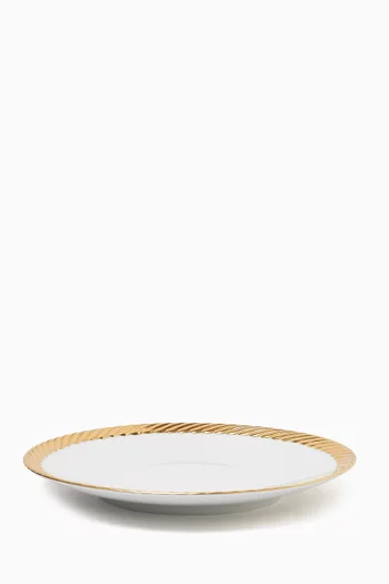 Corde Dessert Plate in Porcelain