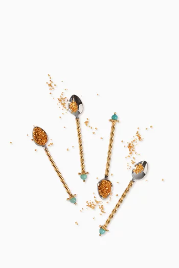 Venise Dessert Spoons, Set of 4