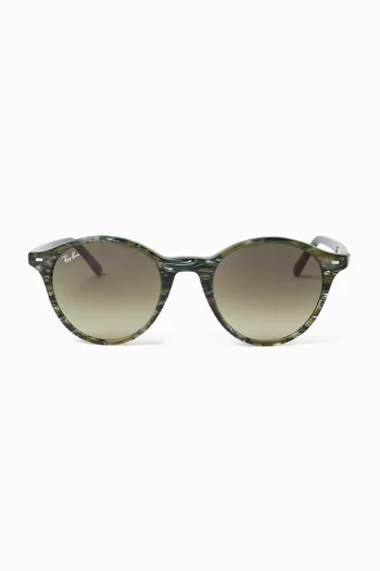 Round Sunglasses in Acetate