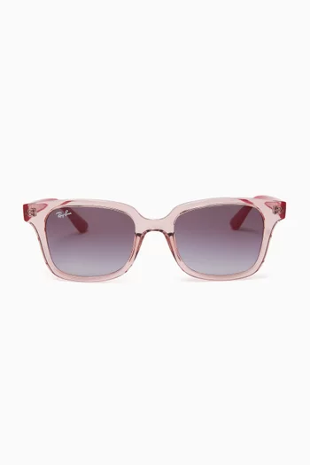 Junior Square Frame Sunglasses in Acetate