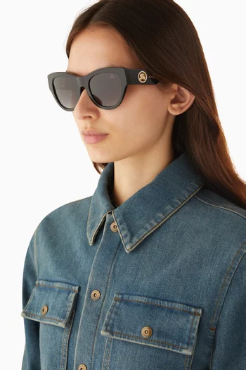 Round Sunglasses in Acetate