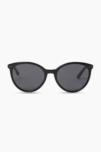 Round Sunglasses in Acetate