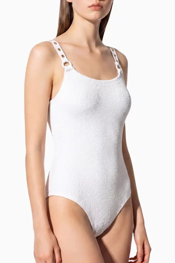Melody Eyelet One-piece Swimsuit in Original Crinkle™