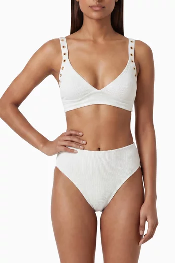 Tessa Eyelet Bikini Set in Original Crinkle™