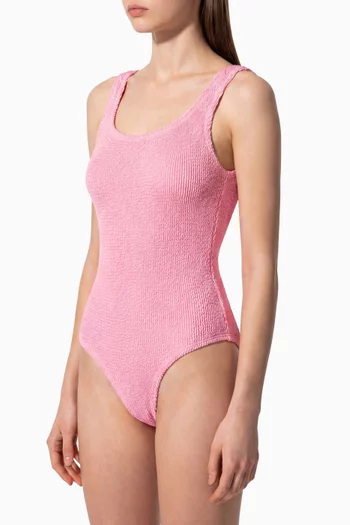 Coverage Square Neck Swimsuit in Original Crinkle™