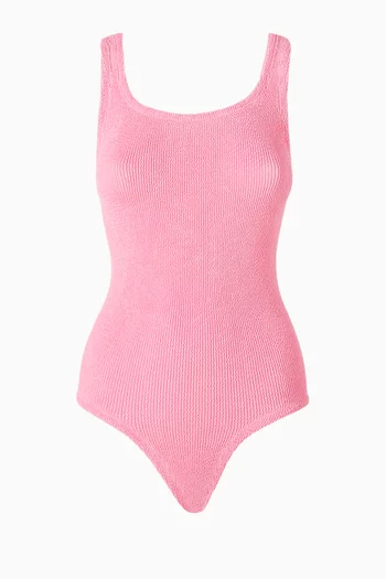 Coverage Square Neck Swimsuit in Original Crinkle™