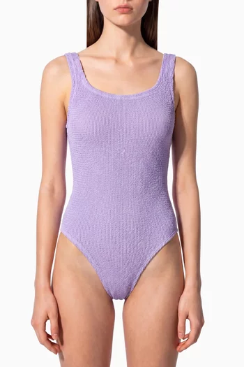 Coverage Square Neck Swimsuit in Original Crinkle™