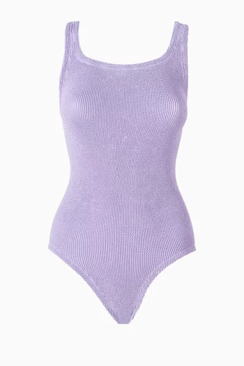Coverage Square Neck Swimsuit in Original Crinkle™