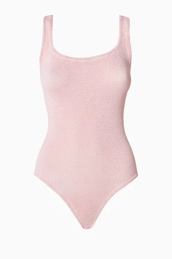 Square Neck One-piece Swimsuit in Original Crinkle™