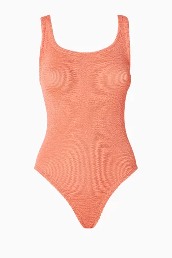 Square Neck One-piece Swimsuit in Original Crinkle™