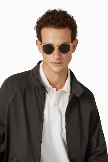 Round Sunglasses in Acetate