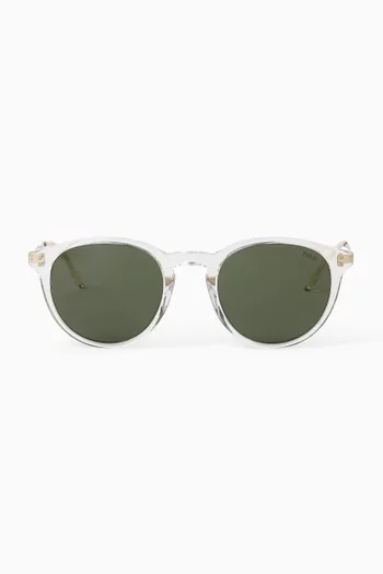 Round Sunglasses in Acetate