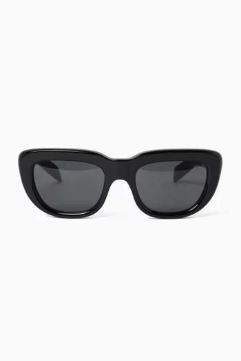 Rectangular Sunglasses in Acetate