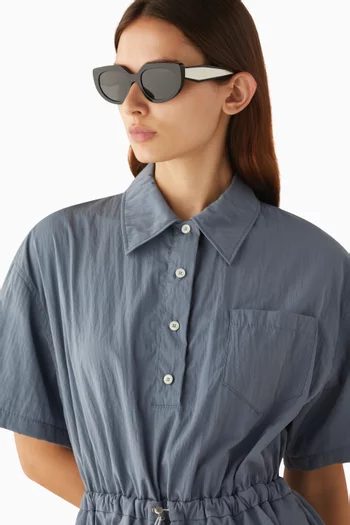 Oval Sunglasses in Acetate