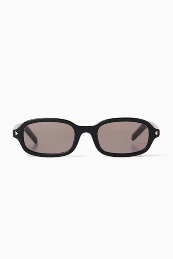 Oval Sunglasses in Acetate