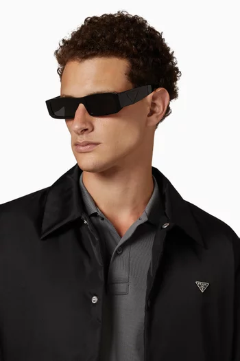 Rectangular Sunglasses in Acetate