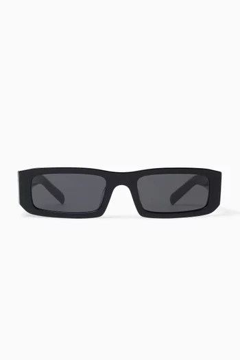 Rectangular Sunglasses in Acetate
