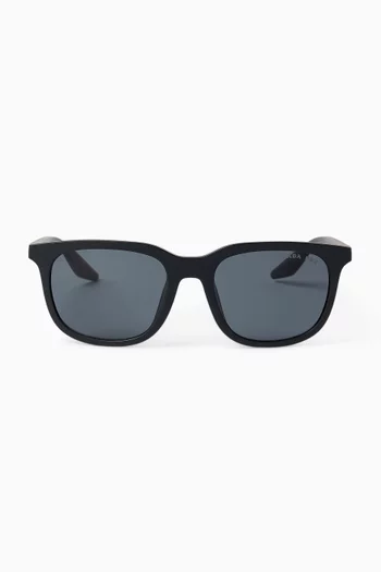 Rectangular Sunglasses in Acetate